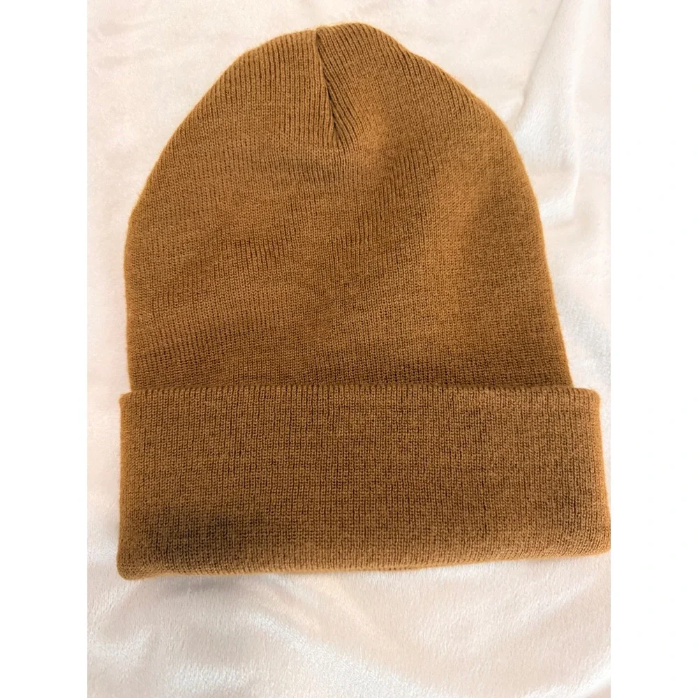 Carhartt Acrylic Watch Hat Beanie Brown Cuffed Knit Cap A18-BRN Mens OS